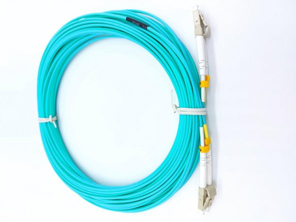 FİBER PATCH CORD LC-LC MM DUPLEX 50/125 OM3 15 MT