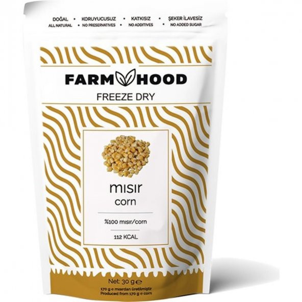 Farm Hood Freeze Dry Mısır Cipsi 30 Gr