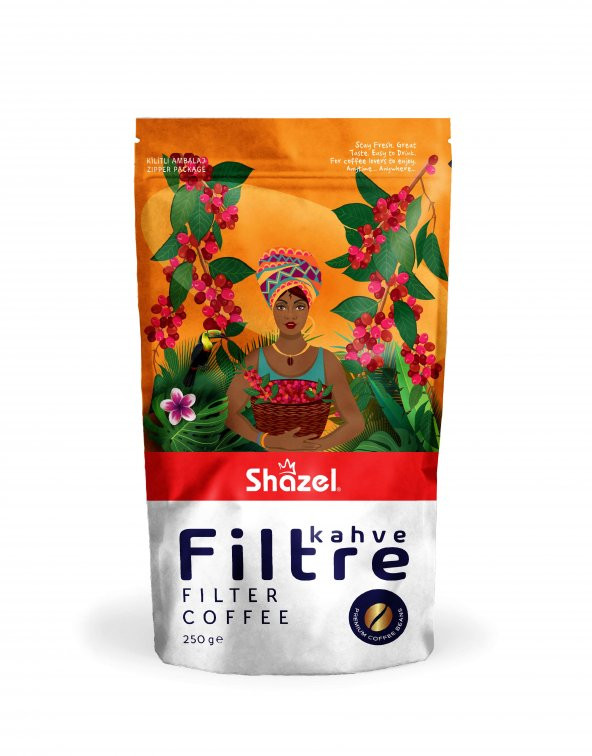Shazel Özel Harman Filtre Kahve (Öğütülmüş) 250 Gr - 1