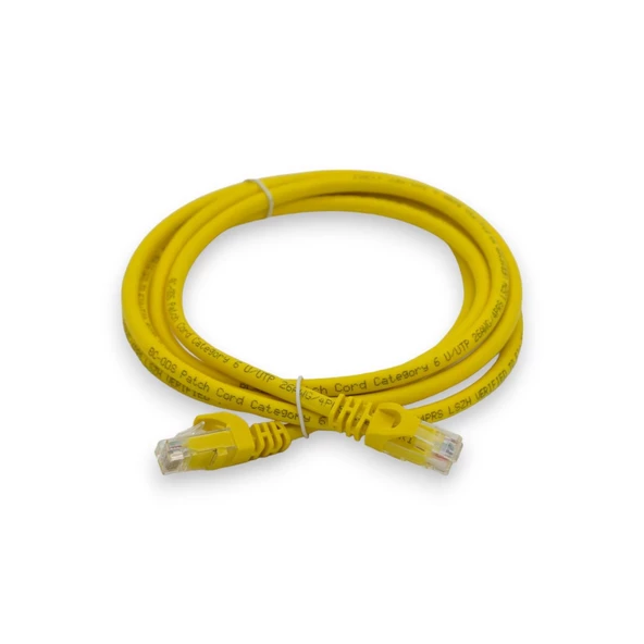 PATCH CORD UTP CAT6 2 MT YELLOW