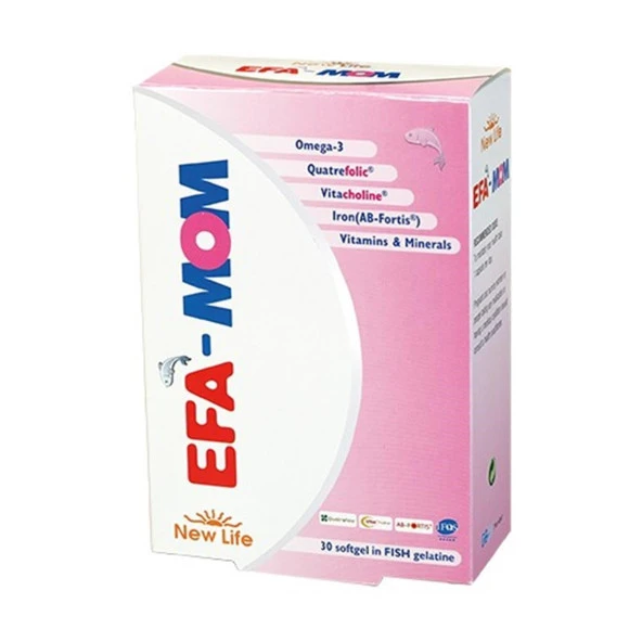 Newlife Efa-Mom 30  Fish Softgel Kapsül