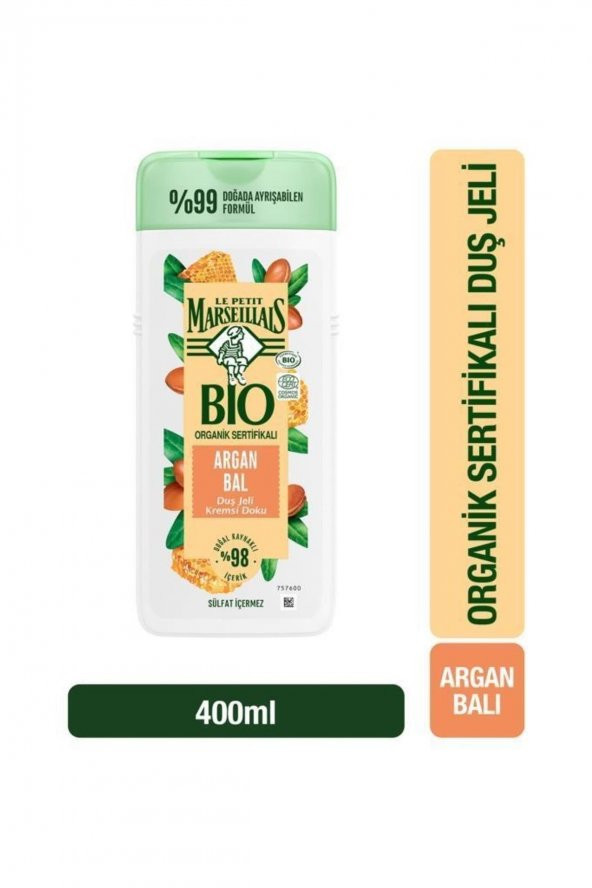 Le Petit Marseillais Bio Argan Bal Duş Jel 400 Ml.