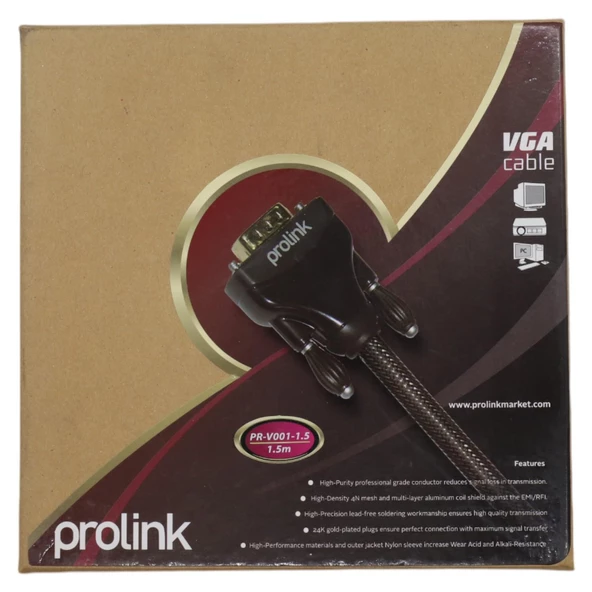 VGA-VGA KABLO 1.5 MT - 4