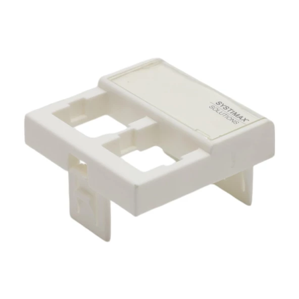 FACE PLATE 45 X 45 2 PORT MOSAIC - 2