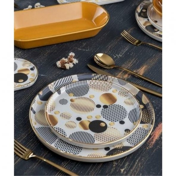 Acar Gölge 27 Parça Seramik Yemek Takımı SR-22-0254 - 3