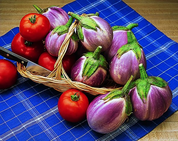 10+Italyan Rosa Bianca Alacalı Patlıcan Tohumu