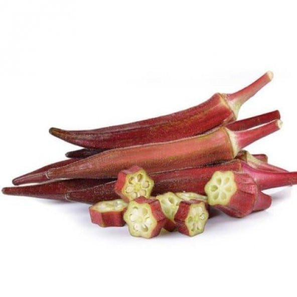 Eko Paket Kınalı Bamya Tohumu Bamya Tohumu 90 Tohum+ Tohum ürün görseli 1