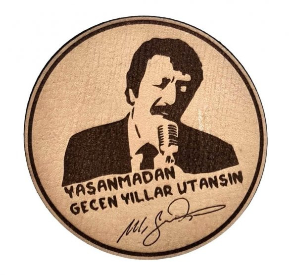 Müslüm Baba Yaşanmadan Geçen Yıllar Utansın - Deri PEÇ - Arma - Askeri Patch - 1