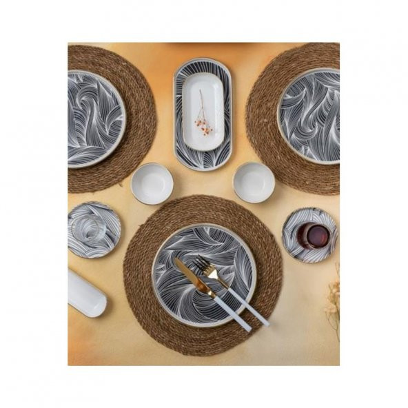 Acar Ahenk 31 Parça Seramik Kahvaltı Takımı SR-22-0270 - 3