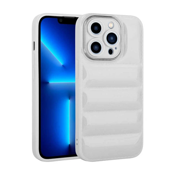 iPhone 12 Pro Max Kılıf Kamera Korumalı Parlak Airbag Galya Kılıf - Resim 4