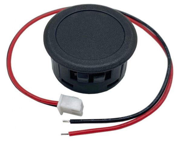 Voltmetre DC 4-100V Led Dijital Ekran Dairesel - Kırmızı - 2