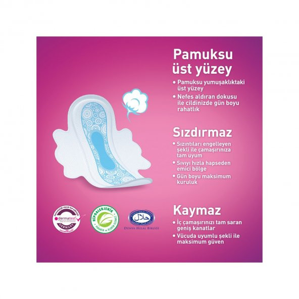 Molped Ultra Anatomik Normal Ped 10x4 40 Adet - Resim 3