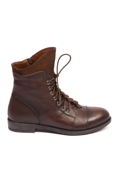 Scavia Orto pedik Comfort Hakiki Deri Bayan Bot - 8