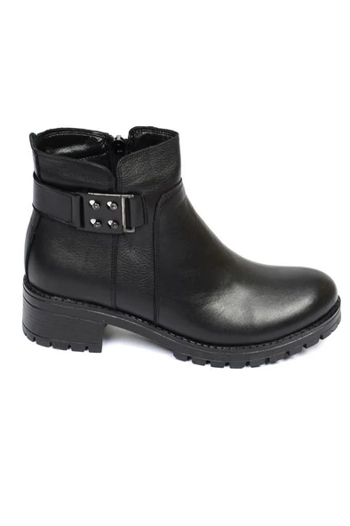 Scavia Orto pedik Comfort Hakiki Deri Bayan Bot - 3