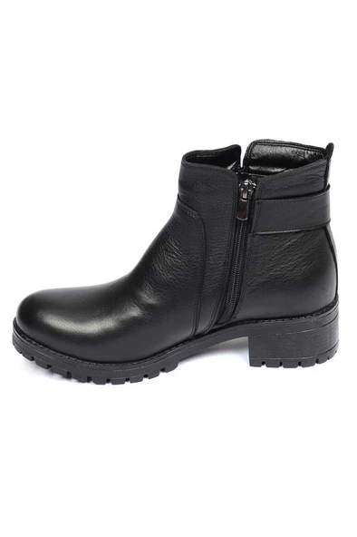 Scavia Orto pedik Comfort Hakiki Deri Bayan Bot - 4