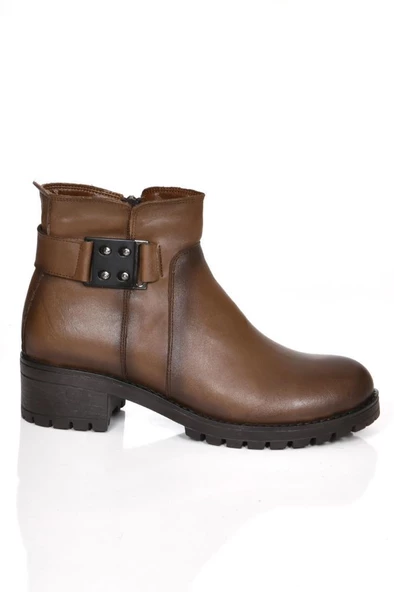 Scavia Orto pedik Comfort Hakiki Deri Bayan Bot - 8