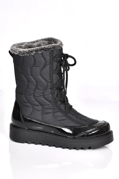 Papuçcity 02237 Kadın Termal Kürklü Kar Bot - 3