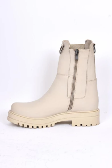 Burç 66179 Kadın Günlük Hakiki Deri Bot - 9