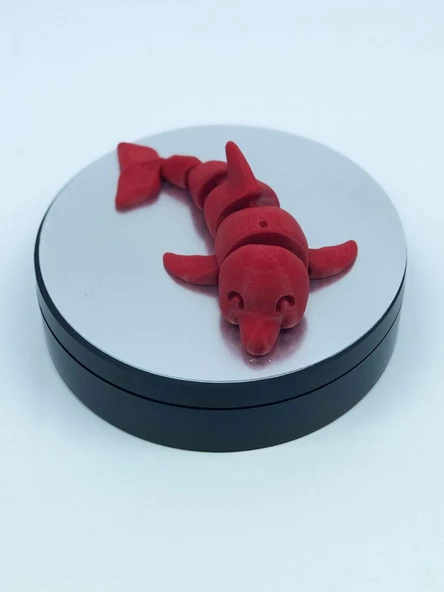 3D Hareketli Yunus Figürlü Oyuncak - Kırmızı ürün görseli 1