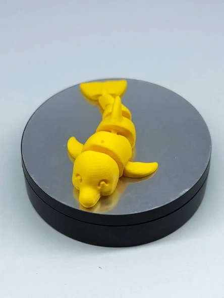 3D Hareketli Yunus Figürlü Oyuncak - Sarı - Resim 7