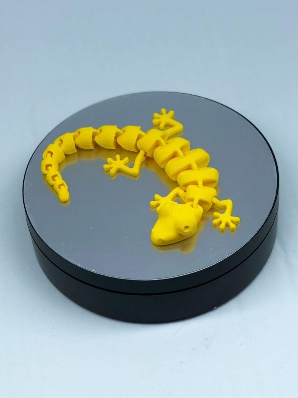 3D Hareketli Oyuncak Kertenkele -Sarı - Resim 6