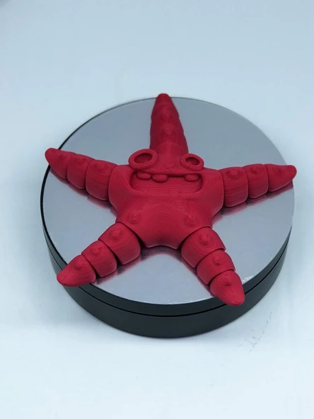 3D Hareketli Deniz Yıldızı Oyuncak - Kırmızı - 5