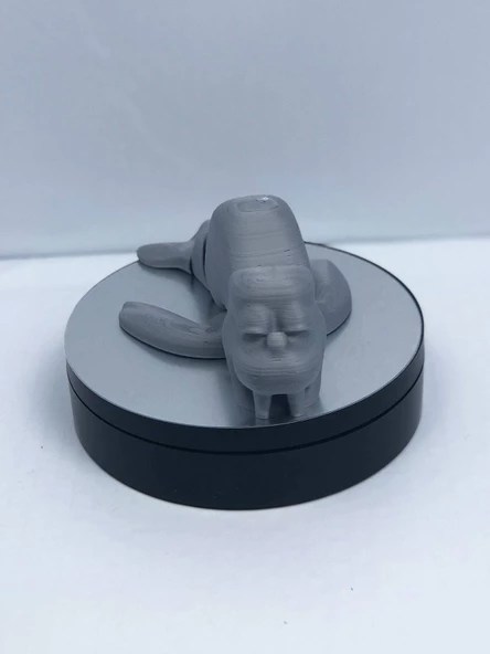 3D Hareketli Deniz Aygırı / Mors Figürlü Oyuncak - Gri - Resim 5