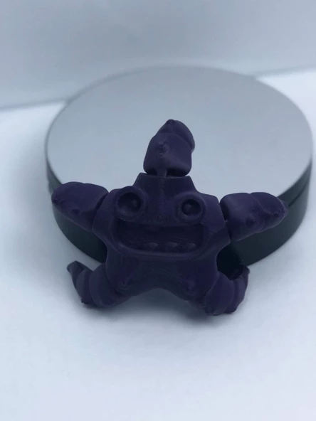 3D Hareketli Deniz Yıldızı Oyuncak - Mor - Resim 6