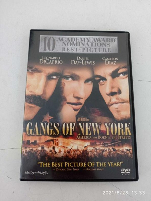 GANGS OF NEW YORK DVD FİLM ORJİNAL ( DVD 10222 )