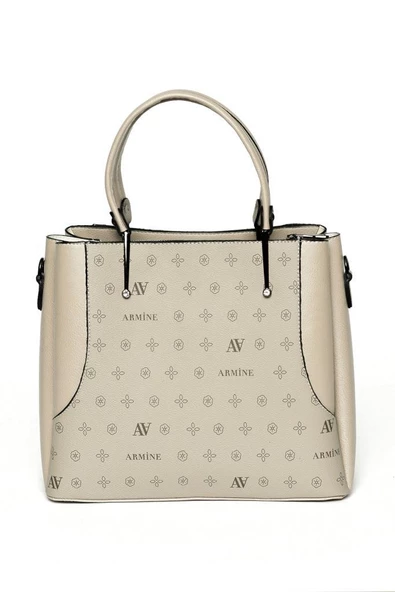 Armine 208 Baskılı Omuz Askılı Bayan Çanta - 6