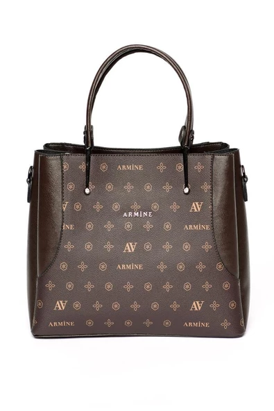 Armine 208 Baskılı Omuz Askılı Bayan Çanta - 8