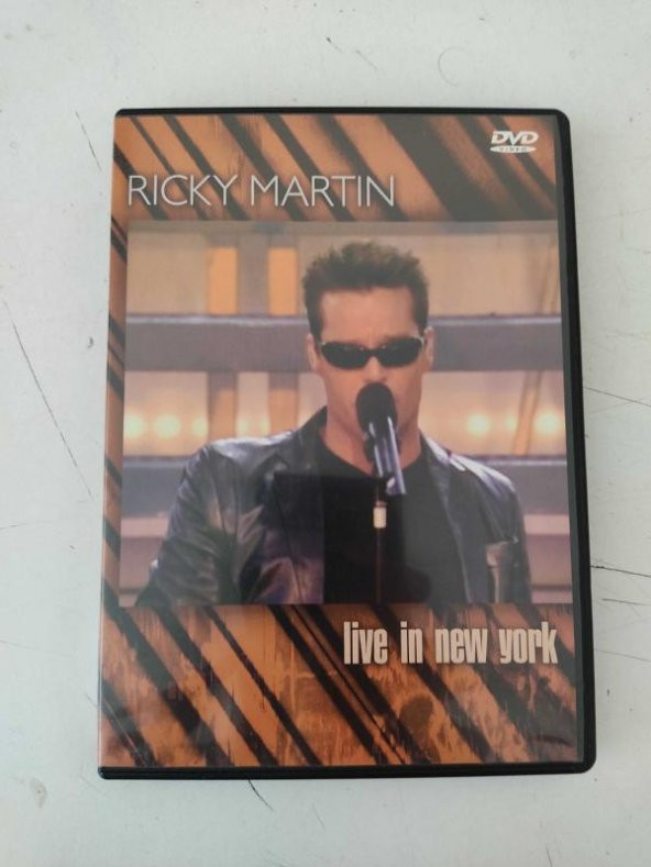 RICKY MARTIN LİVE İN NEW YORK DVD FİLM 2.EL ORJİNAL FİLM ( DVD 13499 )