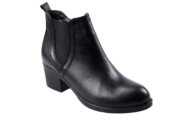 Scavia Orto pedik Comfort Hakiki Deri 5 Cm Topuklu Bayan Bot - 6