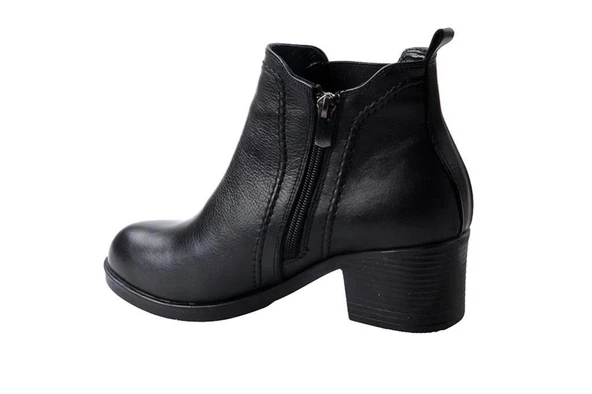 Scavia Orto pedik Comfort Hakiki Deri 5 Cm Topuklu Bayan Bot - 8