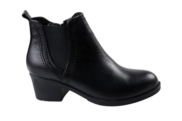 Scavia Orto pedik Comfort Hakiki Deri 5 Cm Topuklu Bayan Bot - 7