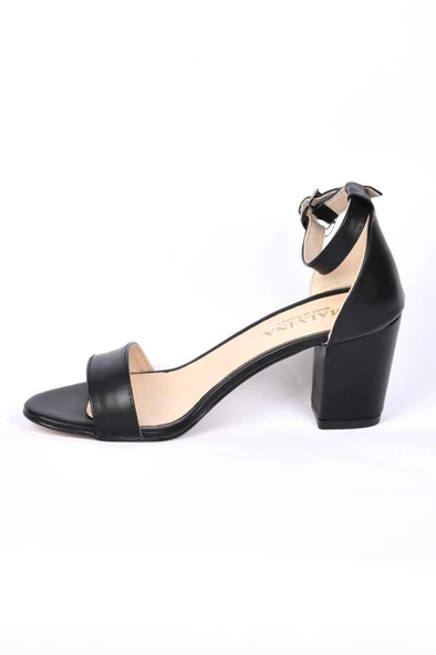 Papuçcity Malvina 7 Cm Topuklu Tek Bant Sandalet Ayakkabı - 5