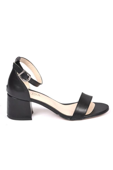 Papuçcity Malvina 5 Cm Topuklu Tek Bant Sandalet Ayakkabı - 8