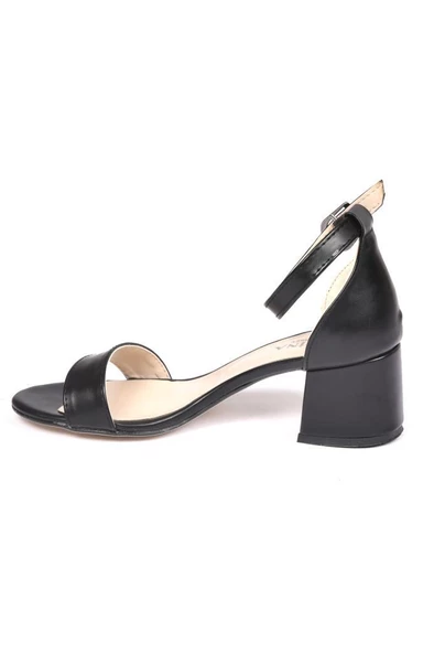 Papuçcity Malvina 5 Cm Topuklu Tek Bant Sandalet Ayakkabı - 9