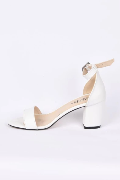 Papuçcity Malvina 7 Cm Topuklu Tek Bant Sandalet Ayakkabı - 10