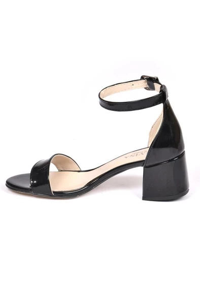 Papuçcity Malvina 5 Cm Topuklu Tek Bant Sandalet Ayakkabı - 4