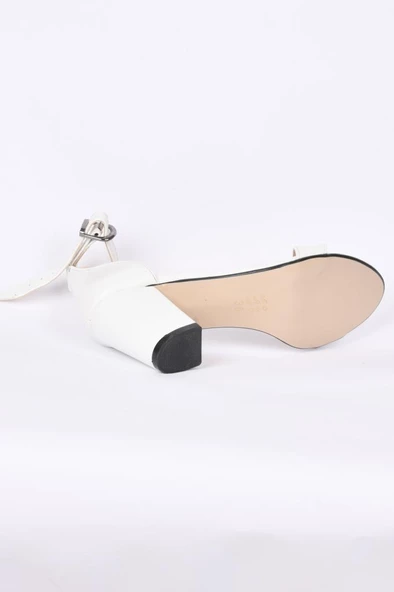 Papuçcity Malvina 7 Cm Topuklu Tek Bant Sandalet Ayakkabı - 11