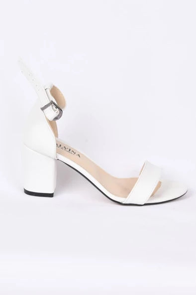 Papuçcity Malvina 7 Cm Topuklu Tek Bant Sandalet Ayakkabı - 9