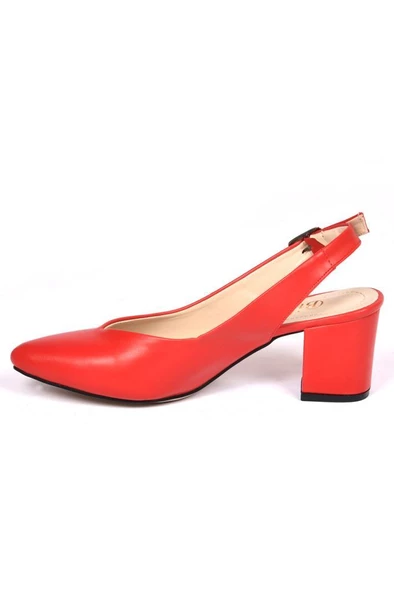 Papuçcity Blnr 02070 5 cm Kadın Topuklu Ayakkabı - 5