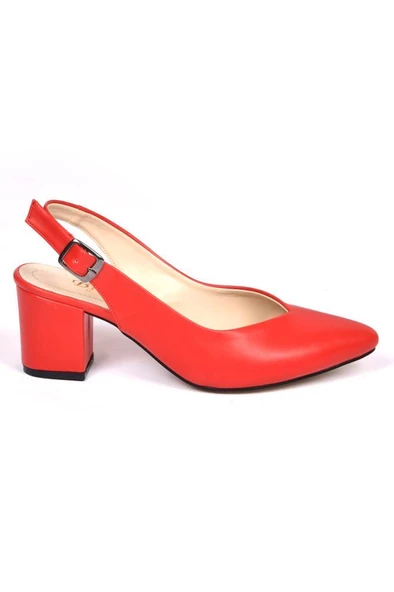 Papuçcity Blnr 02070 5 cm Kadın Topuklu Ayakkabı - 4