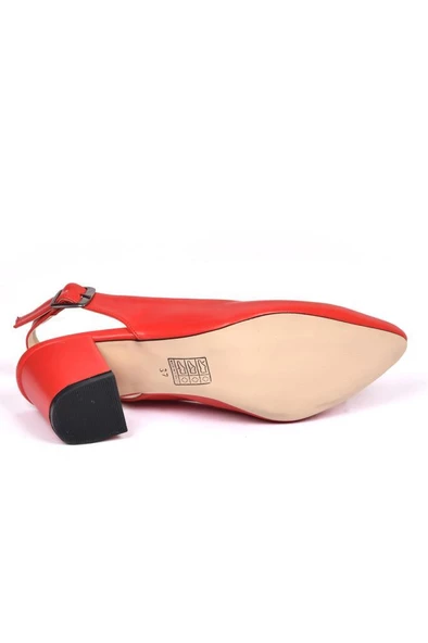 Papuçcity Blnr 02070 5 cm Kadın Topuklu Ayakkabı - 6