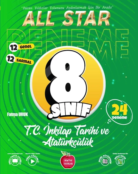 Newton Yayınları 8. Sınıf All Star T.c. inkılap Tarihi ve Atatürkçülük Deneme