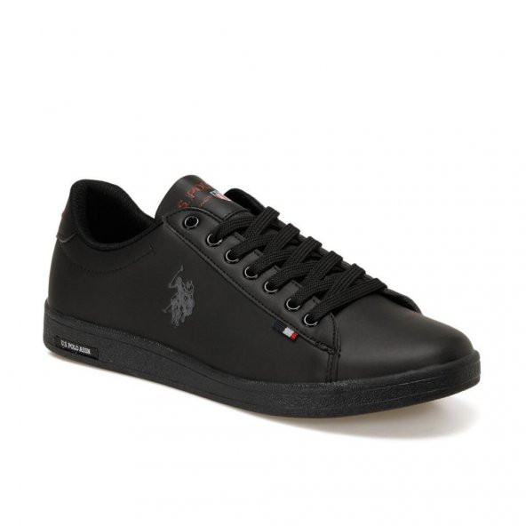 U.S Polo Assn. Franco DHM Siyah Erkek Günlük Sneaker Ayakkabı