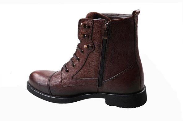 Burç 7016 Erkek Deri Postal Bot - 10