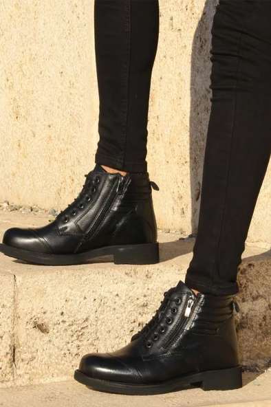 Burç 2939 Erkek Hakiki Deri Bot - 7