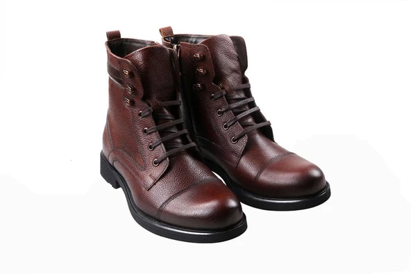 Burç 7016 Erkek Deri Postal Bot - 11